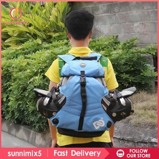 [Ba lô giày trượt patin thể thao Túi đựng giày trượt băng màu hồng