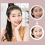 FAVORITEGOODS Gương trang điểm phát sáng Đèn Led tròn thời trang di động