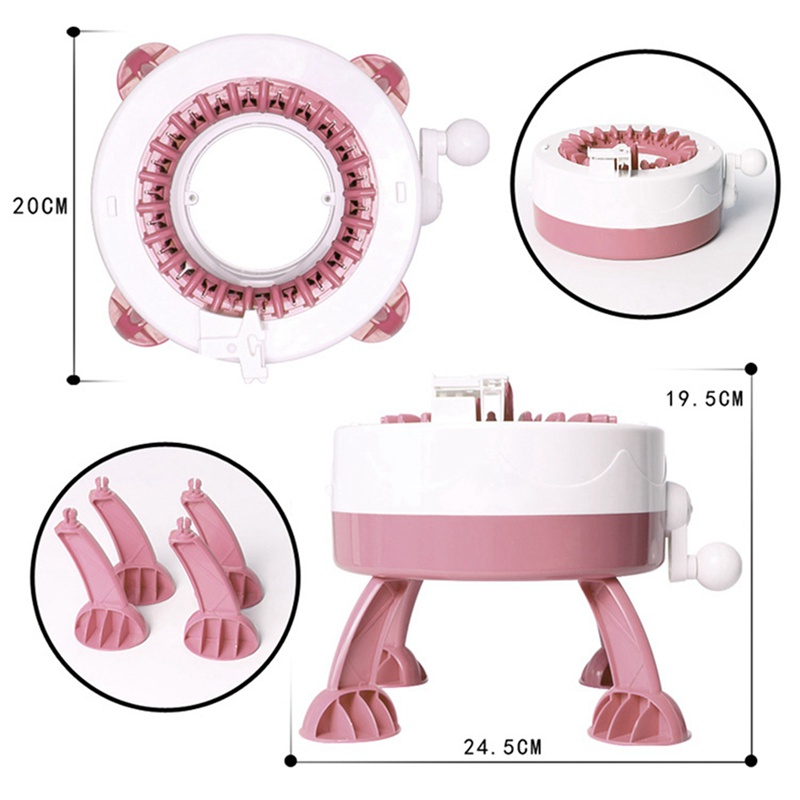 22 Kim Tự Làm Máy Đan Vòng Dệt Khung Dệt Dệt Khăn Áo Len Nón Tất EducationalToy Dành Cho Người Lớn