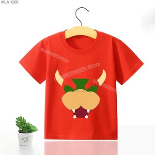 Áo Thun In Hình mario Thời Trang Cho Bé Trai