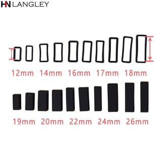 4 12-26mm Nhiều Màu Sắc Silicon Đồng Hồ Vòng 16mm 18mm 20mm 22mm 24mm Đồng Hồ Dây Cao Su Giữ Vòng Tay Vòng Tay