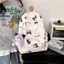 Ba Lô Sanrio Kuromi Cho Nữ Nam Sinh Viên Dung Tích Lớn In Hình Thoáng Khí Thời Trang Cá Tính Túi Đa Năng