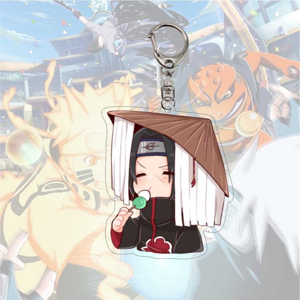 Móc Chìa Khóa Hình Anime Naruto Bằng Acrylic Dễ Thương