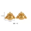 Cát Vàng Đốt Xanh Fu Nhân Vật Đua Trống Rocking Trống DIY Handmade Mặt Dây Chuyền Phụ Kiện Túi May Mắn Vòng Cổ Vòng Tay Phụ Kiện