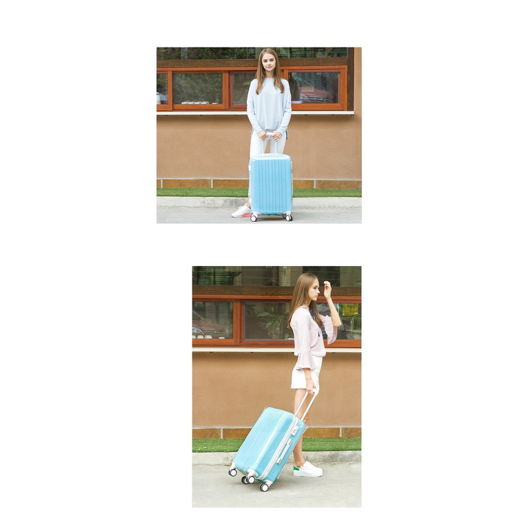 Trùm bọc vali trong suốt nhựa dẻo PVC và vải không dệt 20-24-28 inch nhiều size Bảo vệ vali D343