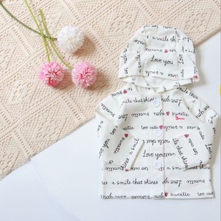 Áo khoác hè sơ sinh Bunny chất mềm mát cho bé 4-8kg