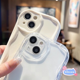 Ốp lưng kem gợn sóng dễ thương cho Xiaomi 14T Pro 14 Pro Poco F5 Pro C50 C51 M6 Pro Redmi 12 4G 12 5G Note 13 Pro Pro + 12 12S Pro Silicone TPU Luxury Fundas Covers