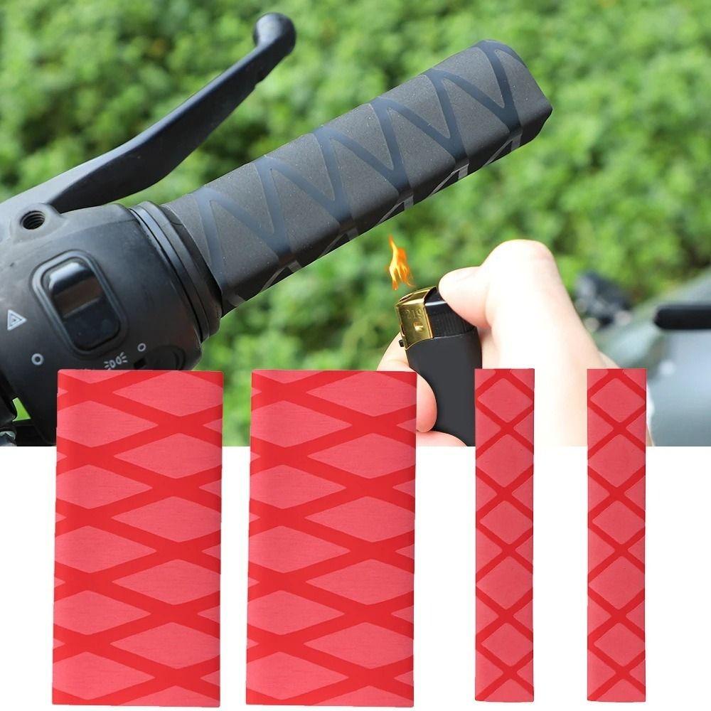 FANIELLAPOWELL 1 Cặp Tay Lái Xe Máy, Vỏ Co Nhiệt Nhiều Màu Co Nhiệt, Găng Tay Cầm Cao Su ATV Cho R1250GS / ADV / 1200GS