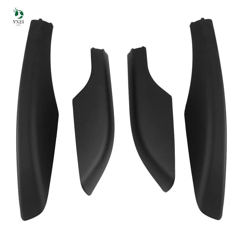 Set 4 Vỏ Bọc Bảo Vệ Giá Đỡ Hành Lý Gắn Nóc Xe Hơi Toyota Fortuner 2004-2014 Bằng ABS Màu Đen