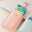 Ví đựng thẻ Mini IAPPORTUNIA, nhiều lớp giấu 5 túi đựng thẻ ID, Thẻ công sở bằng da PU loại kéo ra thời trang dành cho nữ