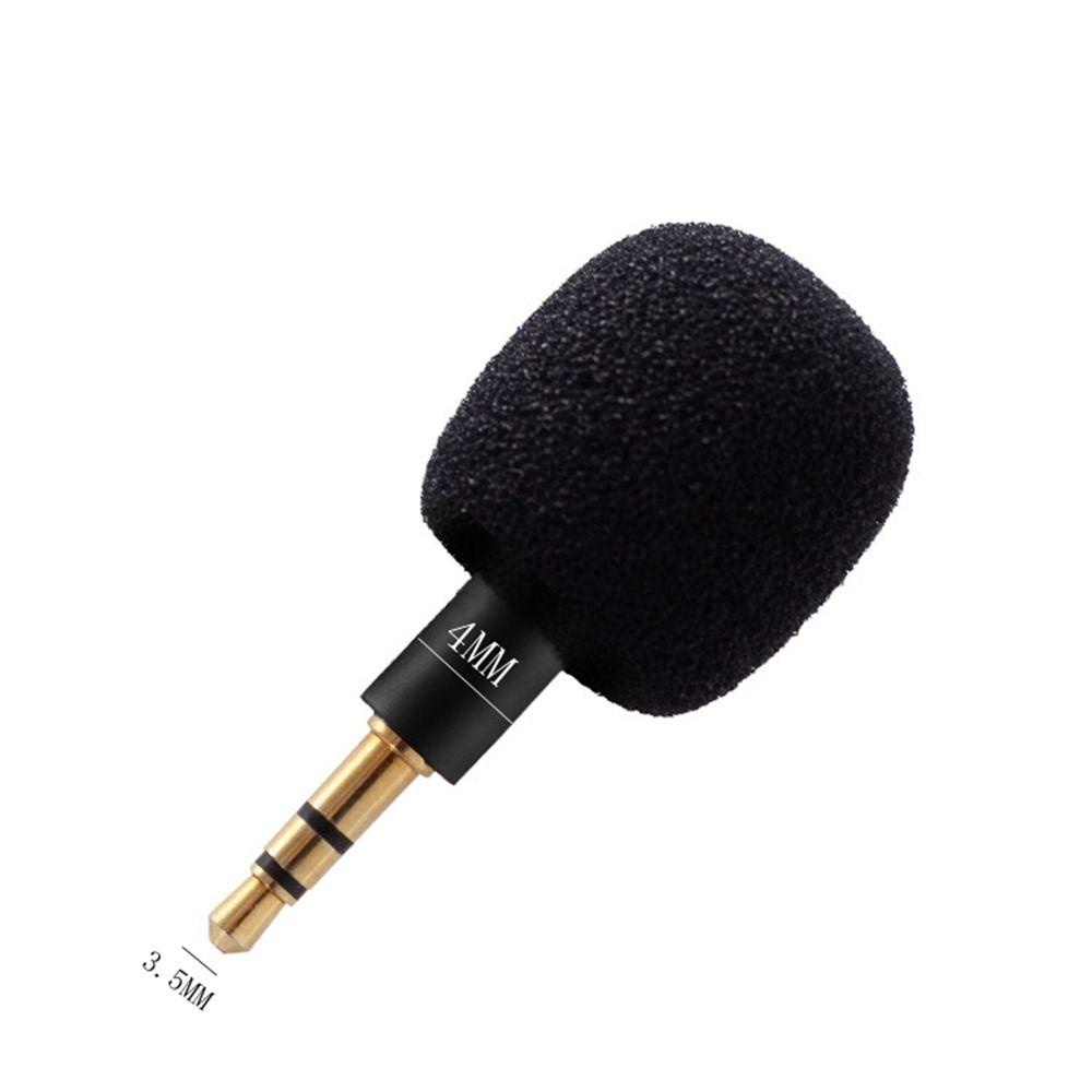 Micro mini WOODNEST, Micro mini kim loại cắm và chạy, Mic 3 cực 4 cực Loa 3,5 mm Máy tính