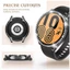Kính + Ốp Lưng Cho Samsung Galaxy Watch 6 40mm 44mm Phụ Kiện Bling Kim Cương PC + Bảo Vệ Màn Hình Galaxy Watch 6 Cover Case