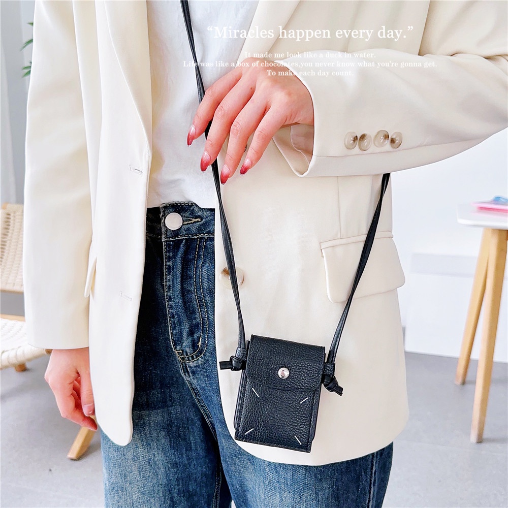 Ví crossbody lanyard phone case cho samsung galaxy z flip 5 flip5 zflip5 5g bao da chống sốc