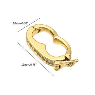 Jay Vòng Cổ Ngắn Tăng Cường Có Thể hoán Đổi Bail Khóa Đậu Phộng Ngắn Khóa