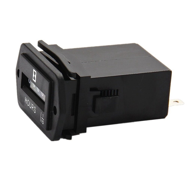 Đồng hồ đo giờ cơ dc10v-80v - đồng hồ đo giờ cho động cơ máy phát điện thuyền ô tô motorcross motor truck tractor