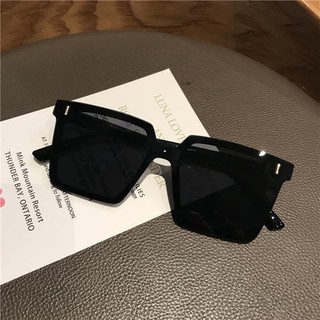 [Có sẵn] Kính râm Nam nữ phiên bản Hàn Quốc Chống tia cực tím  Kính vuông kiểu dáng thời trang sành điệu 1142