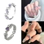 Nhẫn mở BTF Nhẫn đính hôn Nhẫn có thể điều chỉnh Chất liệu hợp kim Trang sức thẩm mỹ