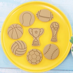 Bánh quy nướng bánh Stencils Bộ dụng cụ cắt bánh ngọt 3D có thể tái sử dụng Bánh quy có thể ép được