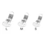 SAIA 20 Cái / lốc Giày Kẹp Hoa Giày Thiết Thực Phụ Kiện Kẹp Thép Không Gỉ