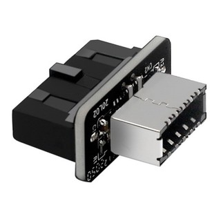 Bộ chuyển đổi bảng điều khiển phía trước USB chất lượng cao Bang - Type-E Female sang USB 3 0 19 PIN Male Adapter Bộ chia đầu dọc bên trong