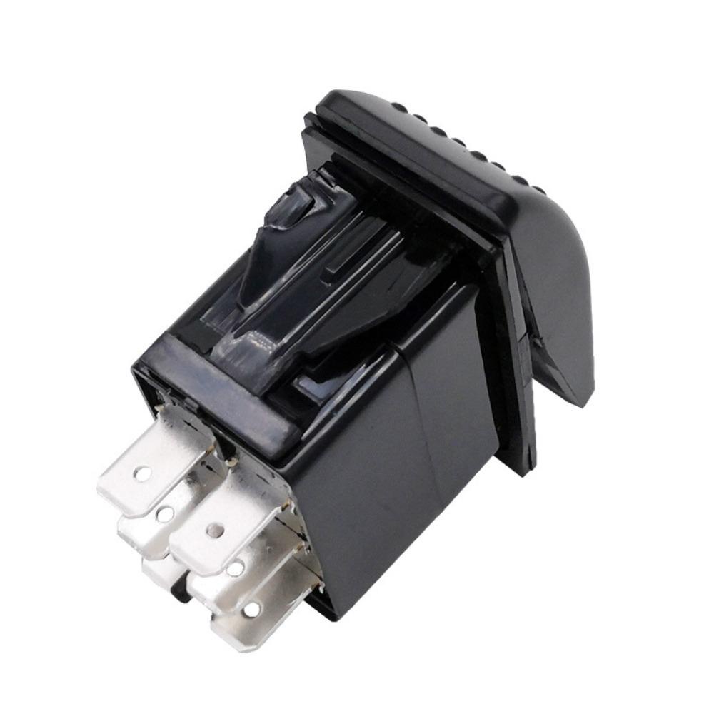 Công tắc bật tắt YMIFI, BẬT / / BẬT 6PIN 3 vị trí Công tắc Rocker Marine, Công tắc 12V màu đen chống nước hạng nặng Thuyền