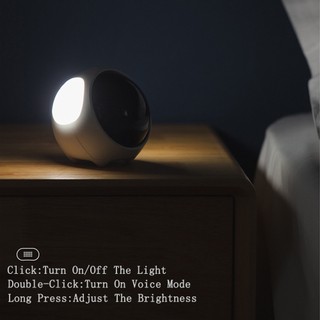 Biểu Hiện Dễ Thương Pixel Đồng Hồ Báo Thức Đa Chức Năng Đèn Led Kỹ Thuật Số Điều Khiển Bằng Giọng Nói Nhiệt Kế Đầu Giường Đồng Hồ Nhà