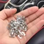 DARON 20 Chiếc Bảng Điều Khiển Kẹp Giữ Kim Loại, Kẹp Buộc Bảng Điều Khiển Hình Chữ U, Chốt Đa Năng Trang Trí Thép Mn Đĩa Viền DVD