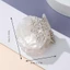DELMER Vỏ Vuốt Tóc, Phụ Kiện Tóc Vỏ Kim Cương Giả Cua Kẹp, Vintage Acrylic Phong Cách Hàn Quốc Cua Kẹp Vỏ Hình Móng Vuốt Kẹp Nữ