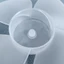 Plastic Fan Blades 4 Leaves for Hairdryer Motor Desk Fan Blades Transparent