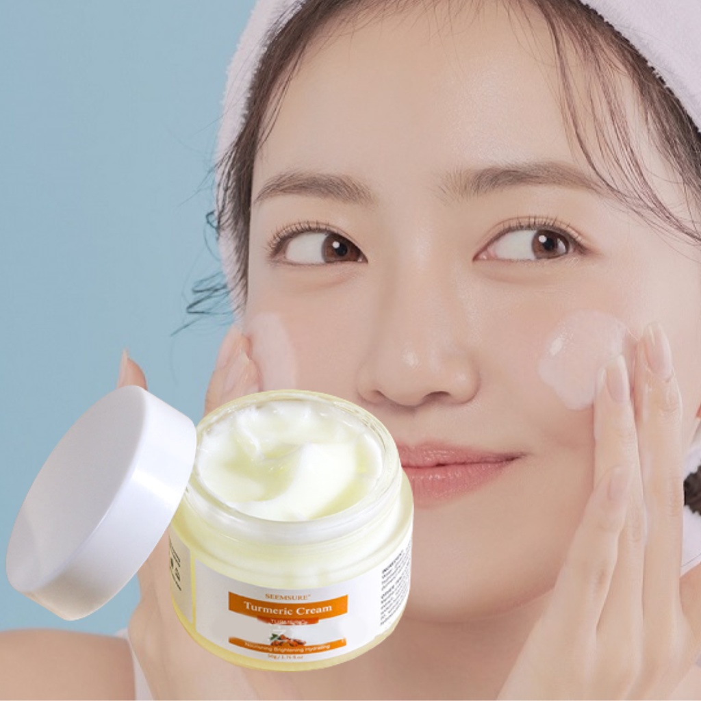 Kem Nghệ Dưỡng Da Mặt Giúp Da Căng Bóng Cấp Ẩm Thu Nhỏ Lỗ Chân Lông Làm Sáng Da SEEMSURE