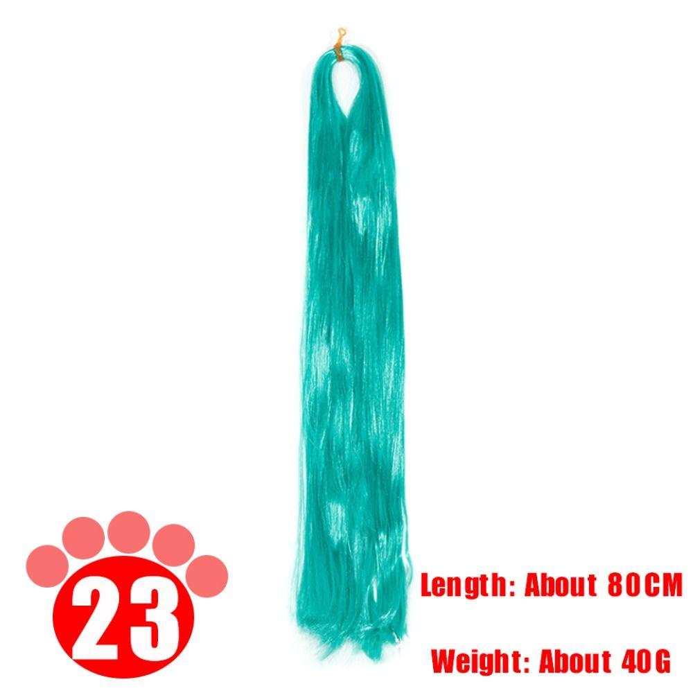 LACYES BJD SD tóc giả sợi ngang đen cho búp bê 80cm, móc handmade, chất lụa sữa