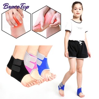 1 Cặp Đai Quấn Bảo Vệ Mắt Cá Chân Bằng cotton Thoáng Khí Tiện Dụng Khi Chơi Bóng Rổ / Trượt Patin / Chạy Bộ / Đạp Xe Cho Bé Gái