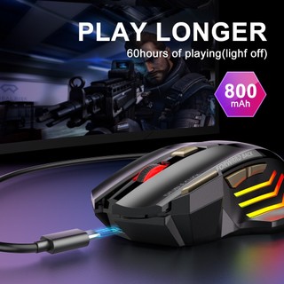 Chuột Bluetooth Không Dây Có Đèn Nền RGB Dùng Chơi Game luyoo27