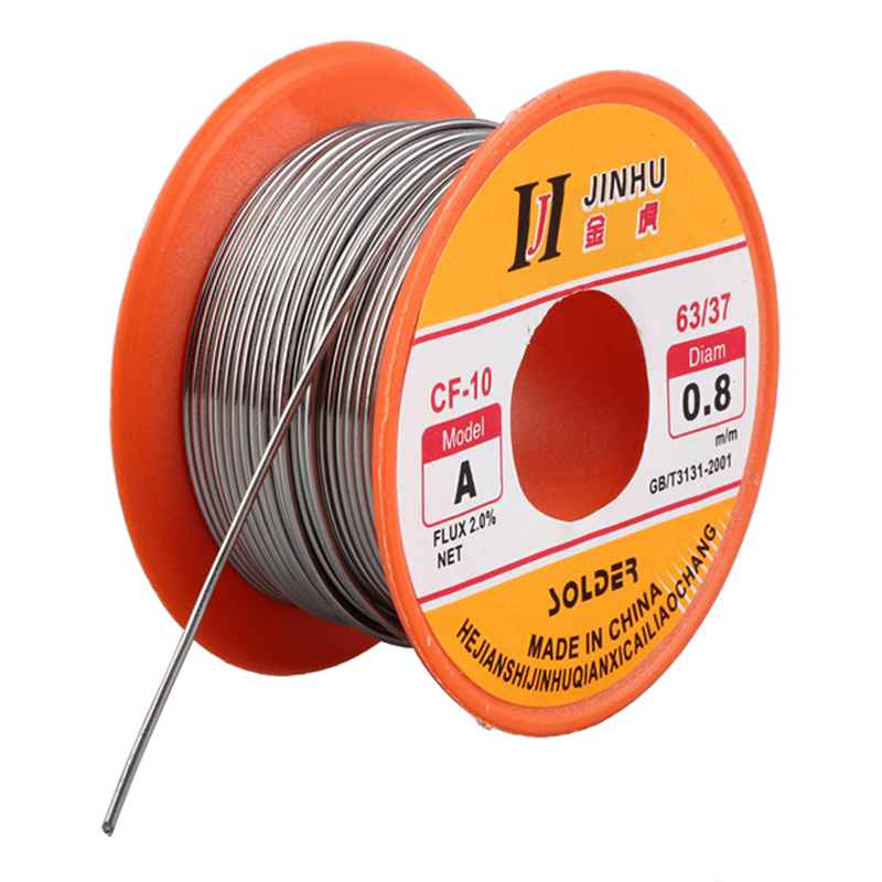 JINHU 0.8mm 50g Dây Thiếc Chì Tan Chảy Lõi Thông Lượng Hàn Hàn Dây Hàn