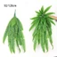 MECOVED Dương xỉ, Lá Ba Tư treo tường mây, Khách sạn dương xỉ nhân tạo bằng nhựa lớn chất lượng cao