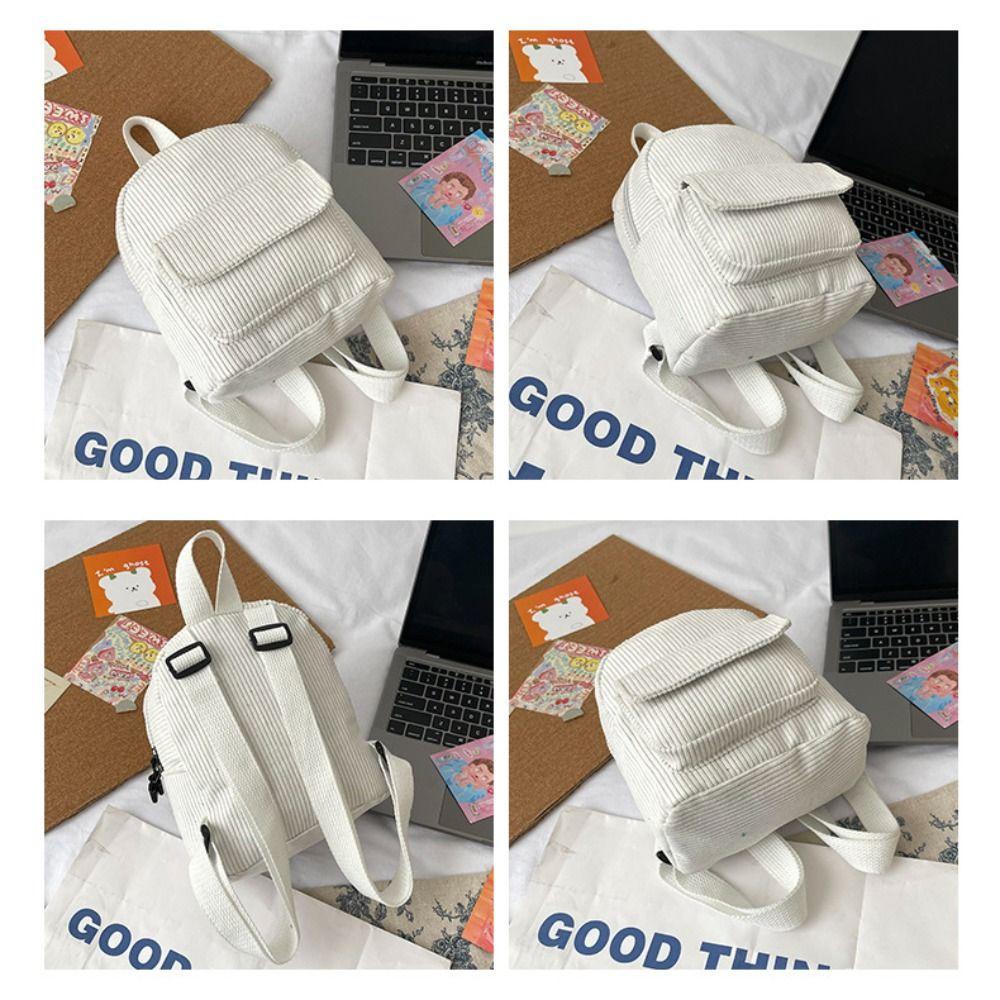 Ba lô nhỏ HOBBYIN, Ba lô Mini nhẹ màu trơn, Thời trang vải nhung Dacron Du lịch Ba lô Trường trung học