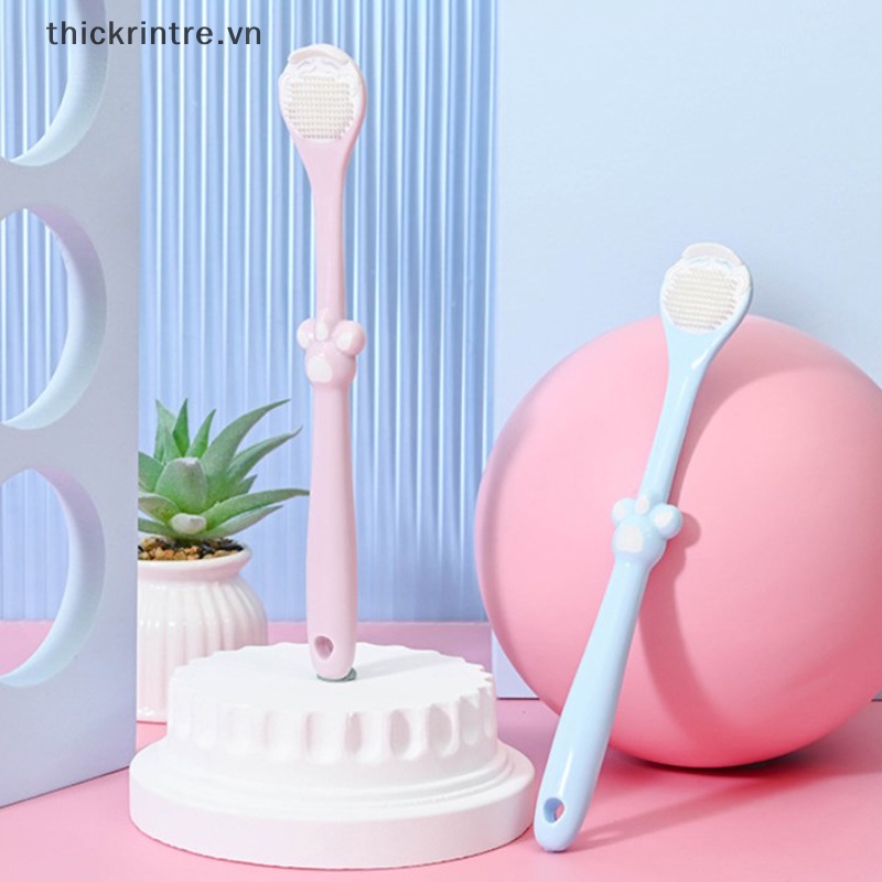THI Paw Lưỡi Coag Lưỡi Bàn Chải Làm Sạch Bề Mặt Lưỡi Bàn Chải Làm Sạch Răng Miệng Bụi Hơi Thở Tươi Sức Khỏe VN