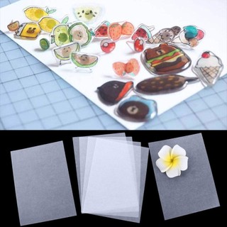 FUJIOU 5 Chiếc Giấy Co Giãn DIY Treo Quyến Rũ Trò Chơi Giáo Dục Nghệ Thuật Tấm Nhựa DIY Trang Sức Thủ Công Làm Trẻ Em Thu Nhỏ Phim Tờ