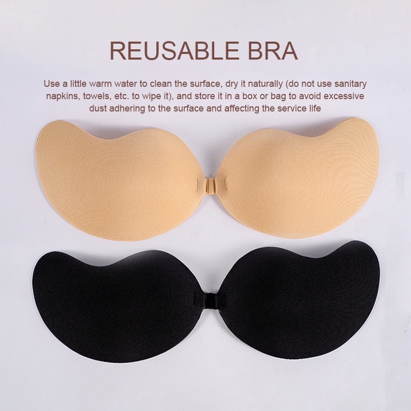 Miếng Dán Nâng Ngực Bằng Silicone Màu Nude Gợi Cảm Cho Nữ