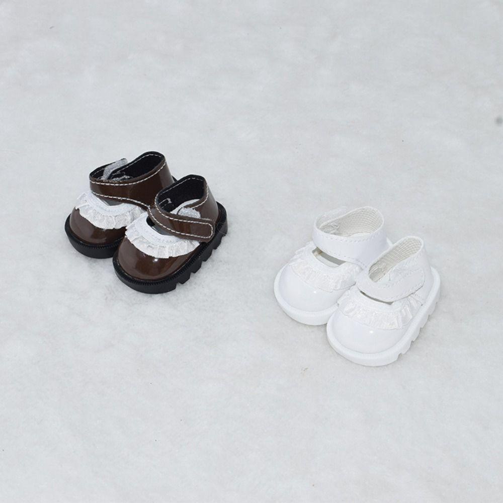 Giày Mini FLAZEA, Giày Búp Bê Da 20cm, Búp Bê Ren Thay Thế Mini Búp Bê Cotton