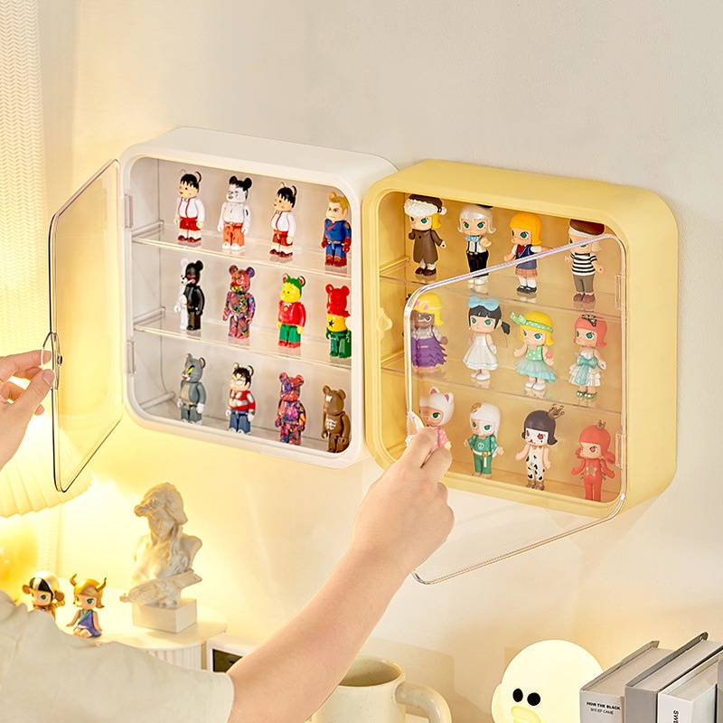 Trong Suốt Nhiều Lớp Hộp Đựng Mô Hình Búp Bê Chống Bụi Và Chống Ẩm Giá Trưng Bày Hộp Mù Treo Tường