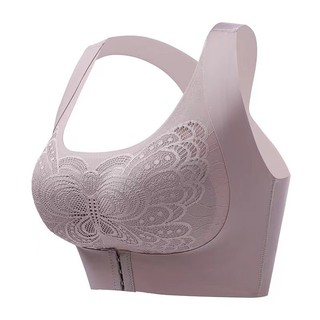 Áo Ngực Bra Đúc Su Không Gọng Nâng Ngực Mút Đêm Độn Cài Trước Mút Dày Điểu Trình Ngực Và Chống Gù Lưng Cho Nữ