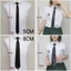 MERIGGIARE Đồng Phục Cà Vạt Đen, Bộ Đồ Unisex Mờ Dây Kéo Cổ, Kẹp Đơn Giản Trên Không Cà Vạt Dây Buộc Cổ Lười Học Sinh