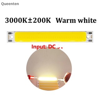 Queenten Bán chạy 3V 3.7V 60mm 8mm LED COB Strip 3W Ấm Lạnh Trắng Xanh Đỏ COB Nguồn sáng LED cho đèn làm việc DIY QT