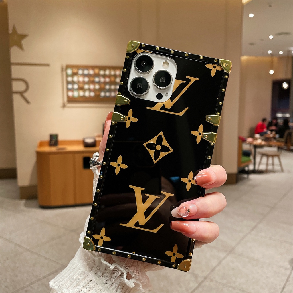 Dành Cho iPhone 16 15 14 PRO MAX 13 PRO MAX 14PLUS Vỏ 12 11 PRO MAX 12 13 mini X Xs MAX Xr 6 6S 7 8 PLUS Vỏ Điện Thoại Màu Đen Độc Đáo Sang Trọng Phong Cách Xu Hướng Thiết Kế Đơn Giản Vỏ Bảo Vệ