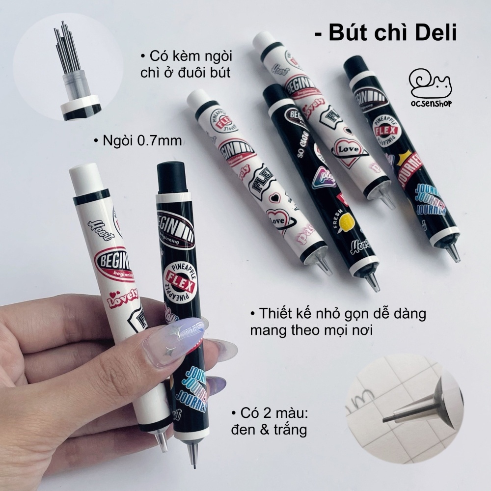 Bút chì kim Deli (Giao màu ngẫu nhiên)