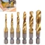 NOTE1 Hex Shank Dụng cụ khoan HSS Hợp chất Tap Dụng cụ cầm tay Shank Tap Drill Bits