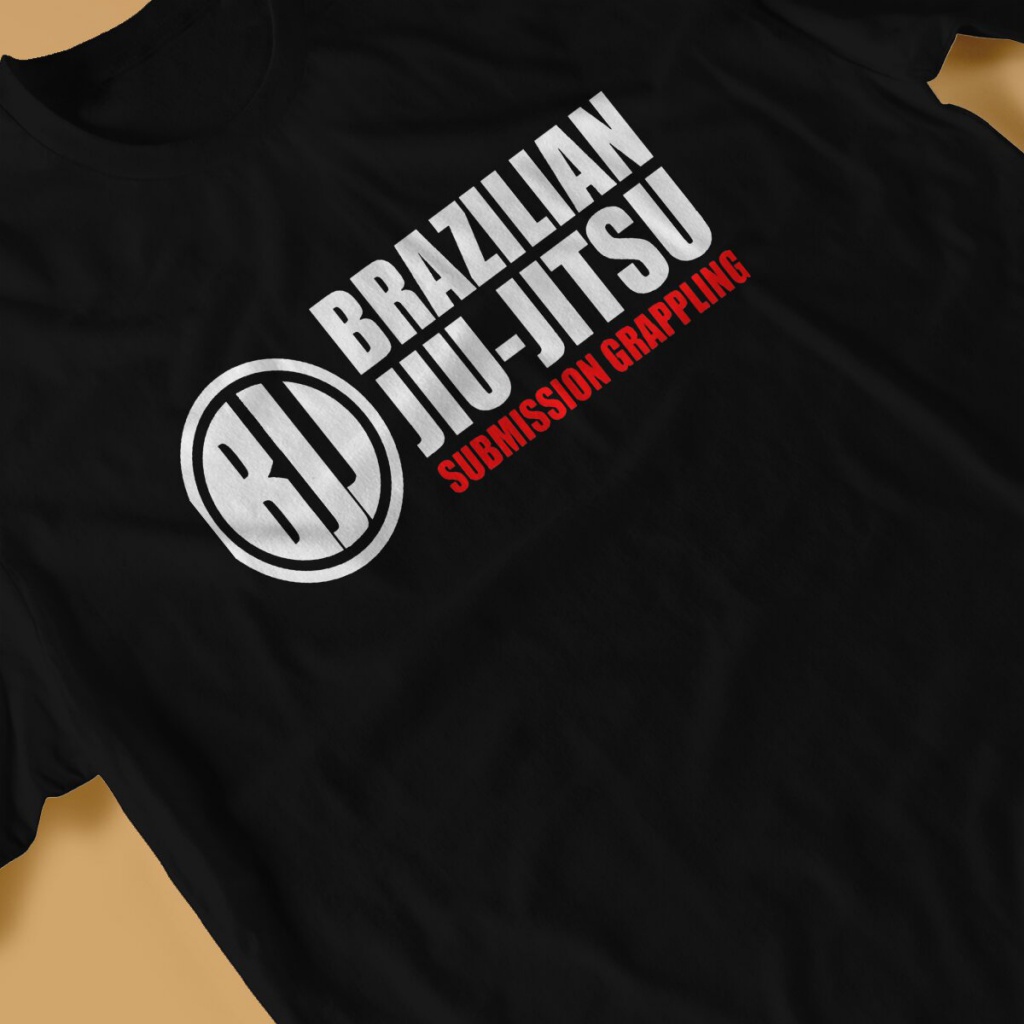 Áo Thun Nam Cổ Tròn In Hình Jiu-Jitsu BJJ Brazil Cá Tính