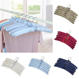 MODOMINO 5 Chiếc Móc Treo Màn Hình Cửa Hàng Satin Đệm Áo Giá Treo Xốp