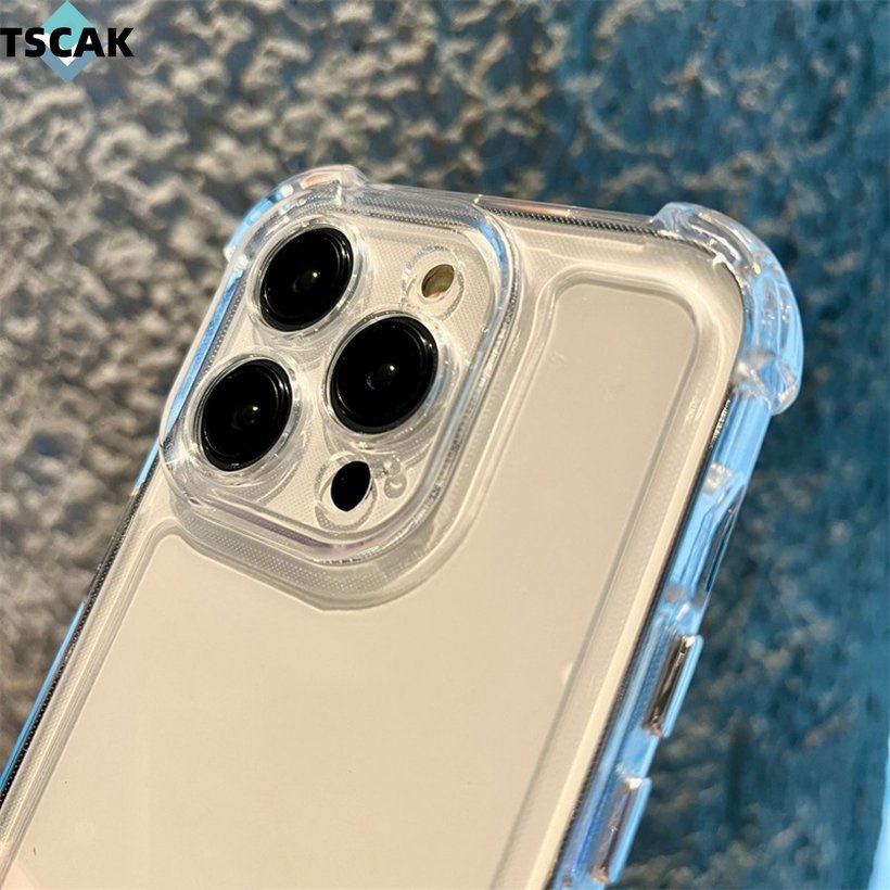Ốp Điện Thoại Silicon Trong Suốt Chống Sốc Cho iPhone 14 13 12 11 Pro Max 14 Plus 13 mini 12
